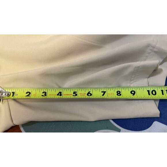 Coral Bay Golf Tan Flat Front Elastic Back Shorts Sz S - Picture 9 of 9